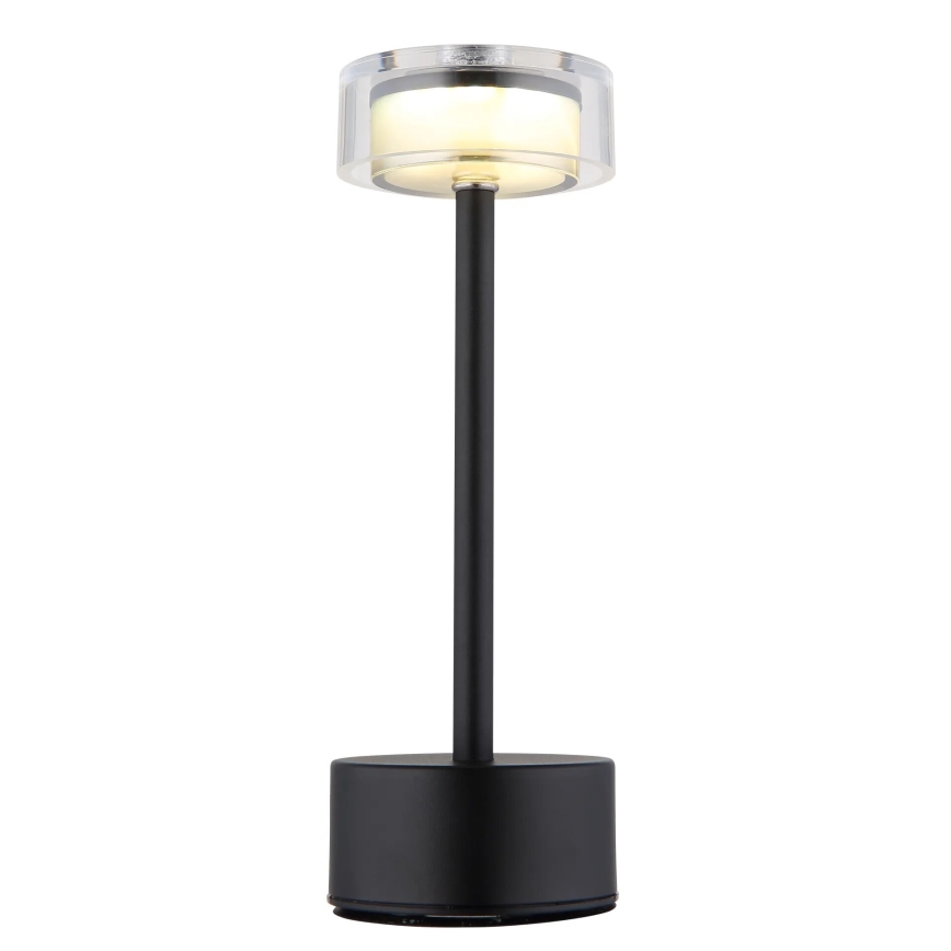 Globo - LED Lampada da tavolo touch ricaricabile e dimmerabile LED/2,5W/3,7V 2700/4000/6500K 1800mAh nero