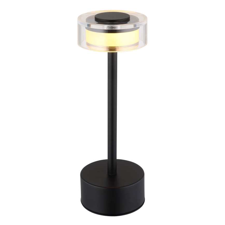 Globo - LED Lampada da tavolo touch ricaricabile e dimmerabile LED/2,5W/3,7V 2700/4000/6500K 1800mAh nero
