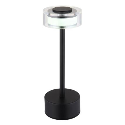 Globo - LED Lampada da tavolo touch ricaricabile e dimmerabile LED/2,5W/3,7V 2700/4000/6500K 1800mAh nero