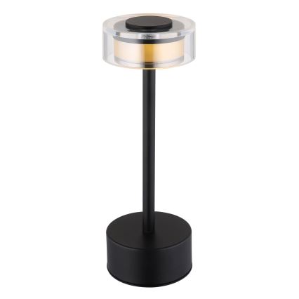 Globo - LED Lampada da tavolo touch ricaricabile e dimmerabile LED/2,5W/3,7V 2700/4000/6500K 1800mAh nero