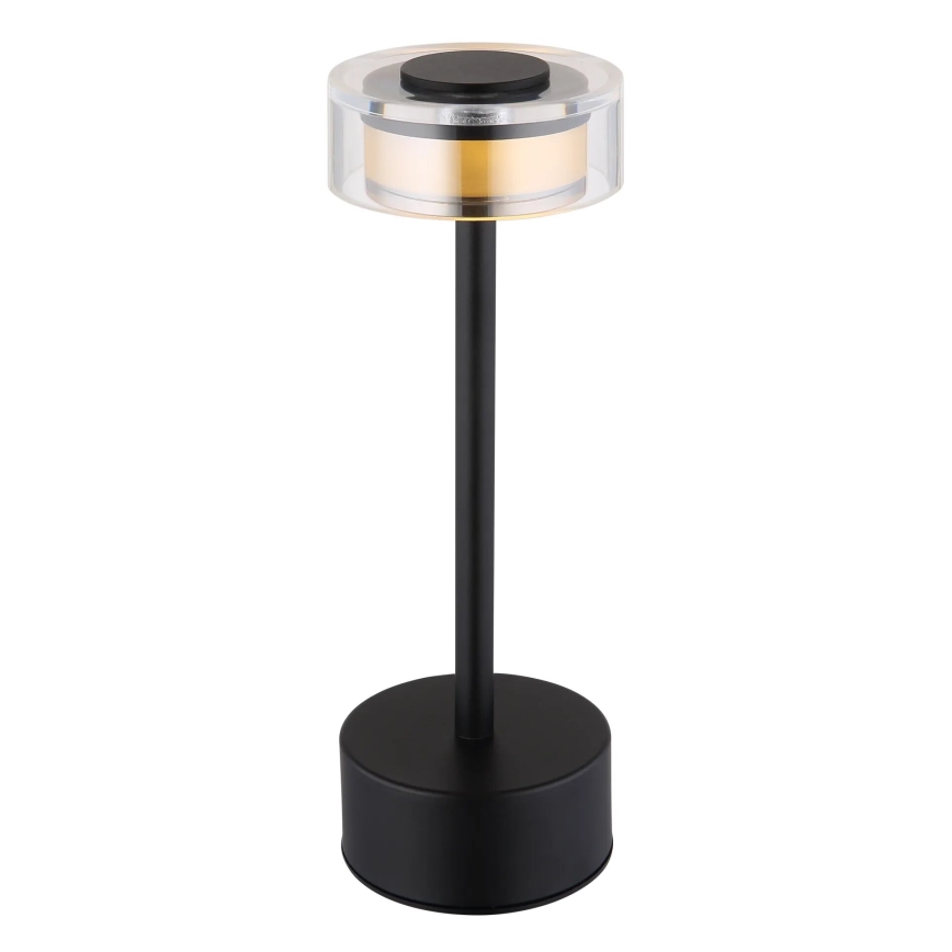 Globo - LED Lampada da tavolo touch ricaricabile e dimmerabile LED/2,5W/3,7V 2700/4000/6500K 1800mAh nero