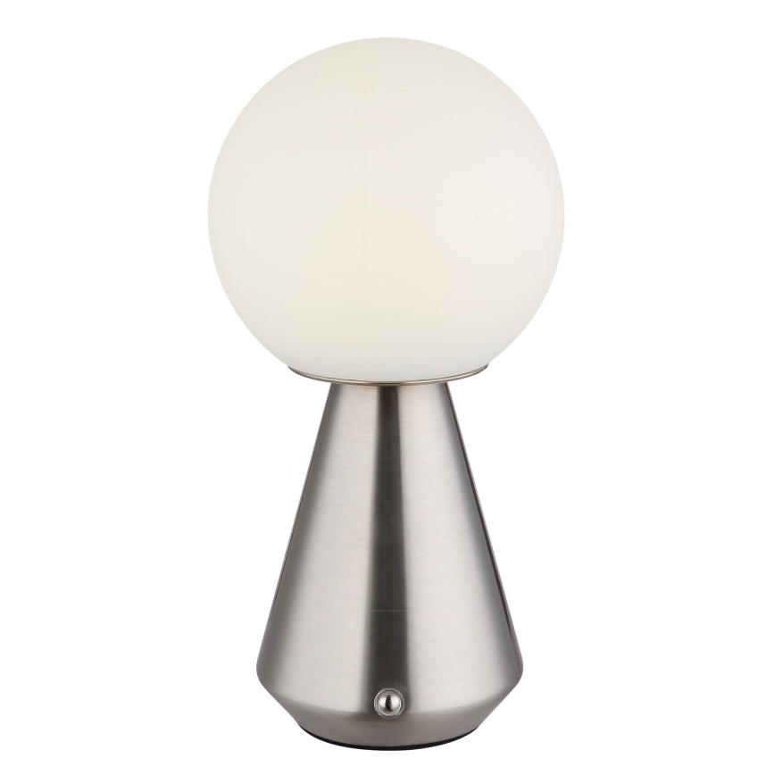 Globo - LED Dimmerabile touch per esterni lampada da tavolo LED/1,5W/5V 3000/4500/6500K 1800 mAh IP41 cromo opaco