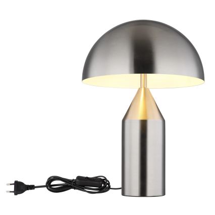 Globo - Lampada da tavolo 2xE27/40W/230V cromo opaco