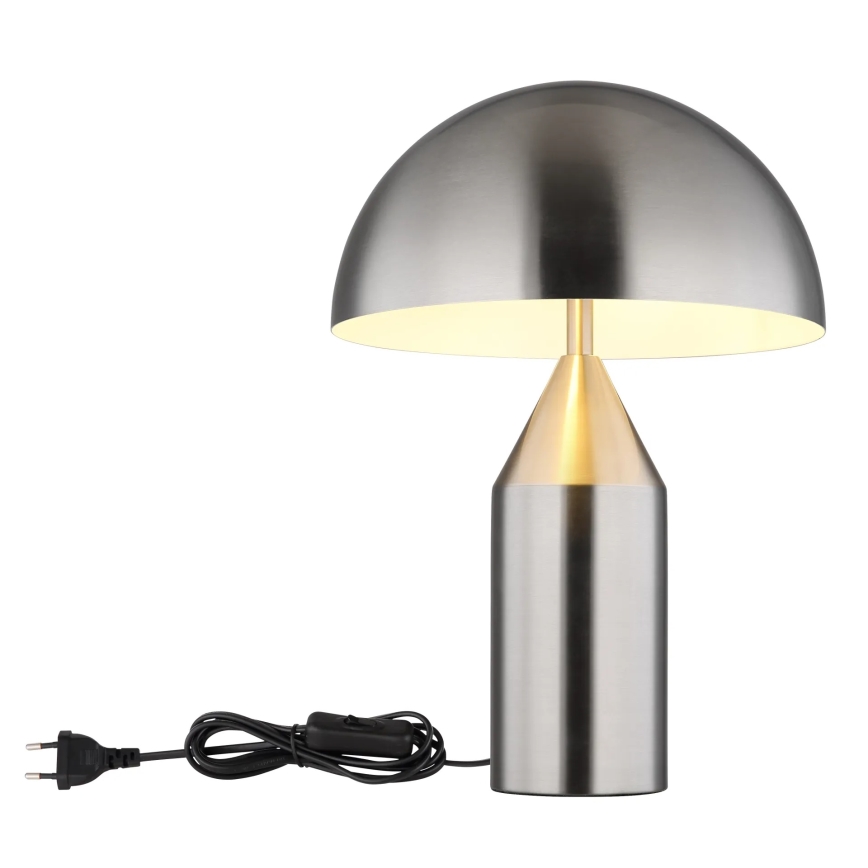 Globo - Lampada da tavolo 2xE27/40W/230V cromo opaco
