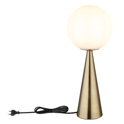 Globo - Lampada da tavolo 1xE27/40W/230V ottone