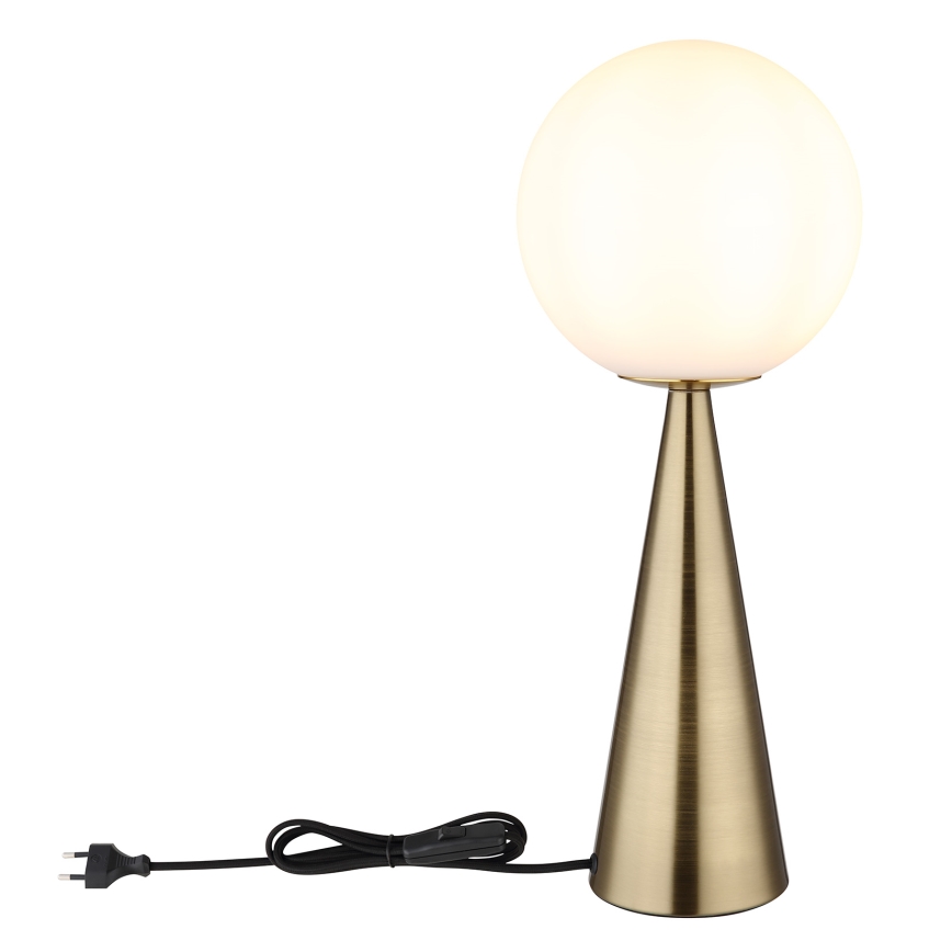 Globo - Lampada da tavolo 1xE27/40W/230V ottone