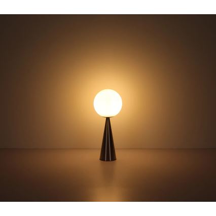 Globo - Lampada da tavolo 1xE27/40W/230V cromo opaco