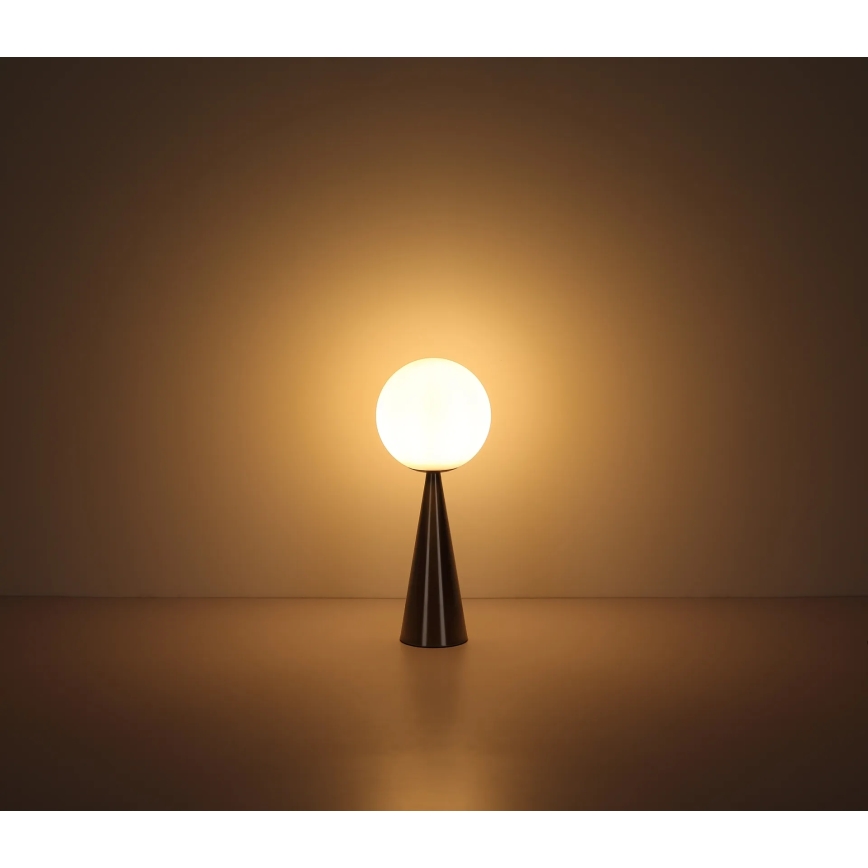 Globo - Lampada da tavolo 1xE27/40W/230V cromo opaco