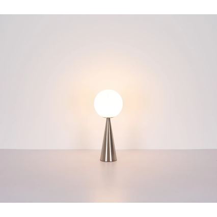 Globo - Lampada da tavolo 1xE27/40W/230V cromo opaco