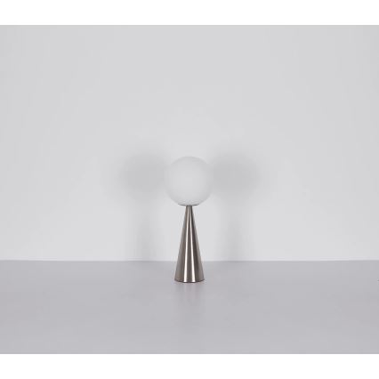 Globo - Lampada da tavolo 1xE27/40W/230V cromo opaco