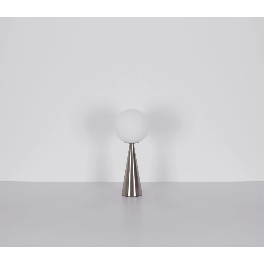 Globo - Lampada da tavolo 1xE27/40W/230V cromo opaco