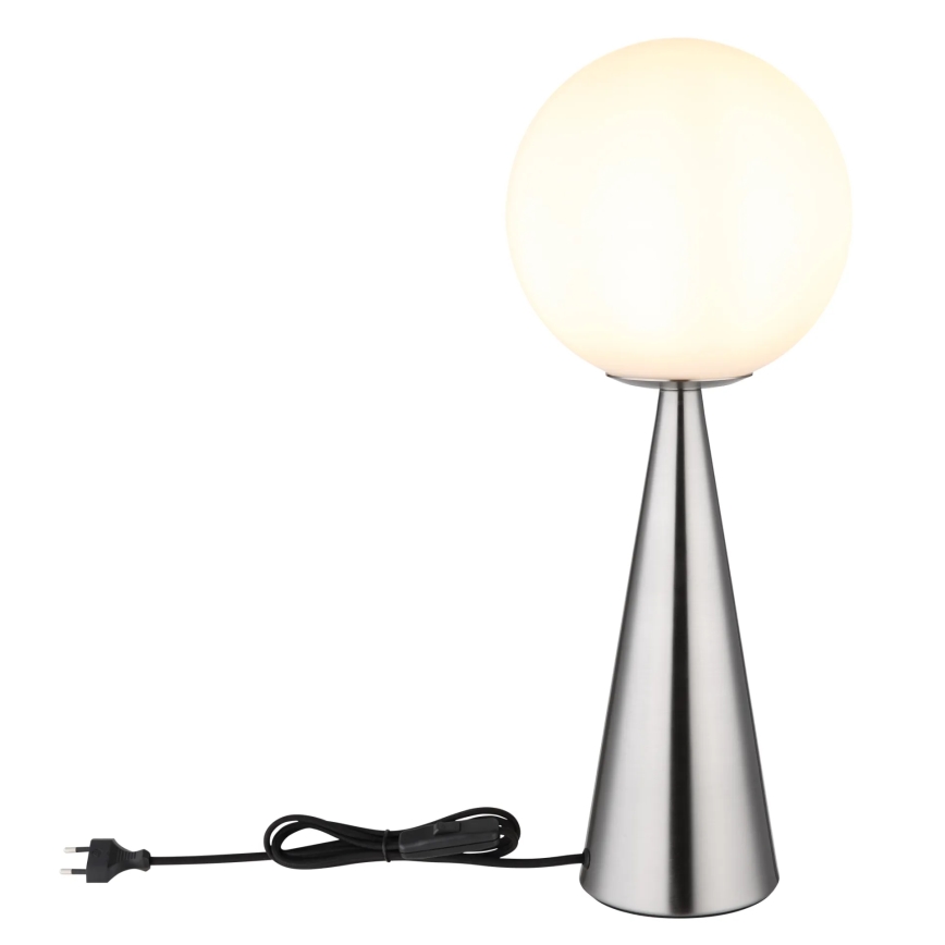 Globo - Lampada da tavolo 1xE27/40W/230V cromo opaco