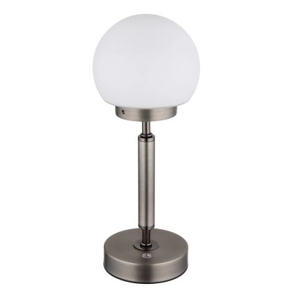 Globo - LED Lampada da tavolo touch ricaricabile e dimmerabile LED/2,5W/5V 1800mAh 2700/4000/6500K antracite