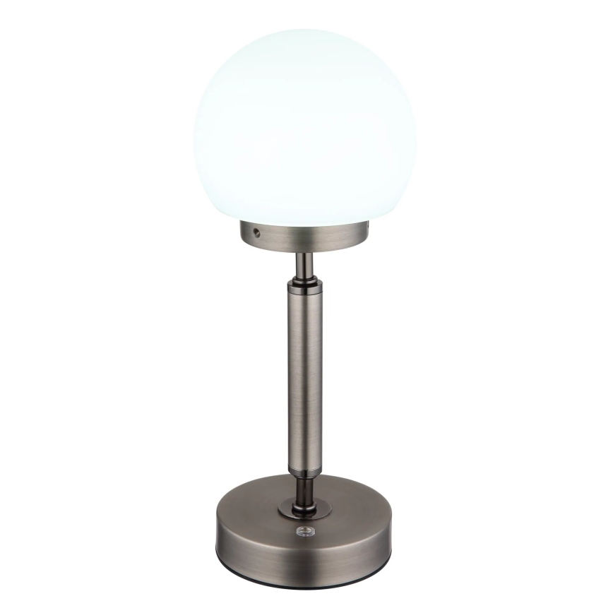 Globo - LED Lampada da tavolo touch ricaricabile e dimmerabile LED/2,5W/5V 1800mAh 2700/4000/6500K antracite