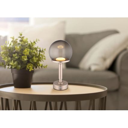 Globo - LED Lampada da tavolo touch ricaricabile e dimmerabile LED/2,5W/5V 1800mAh 2700/4000/6500K Oro rosa