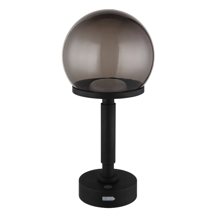 Globo - LED Lampada da tavolo touch ricaricabile e dimmerabile LED/2,5W/5V 1800mAh 2700/4000/6500K nero