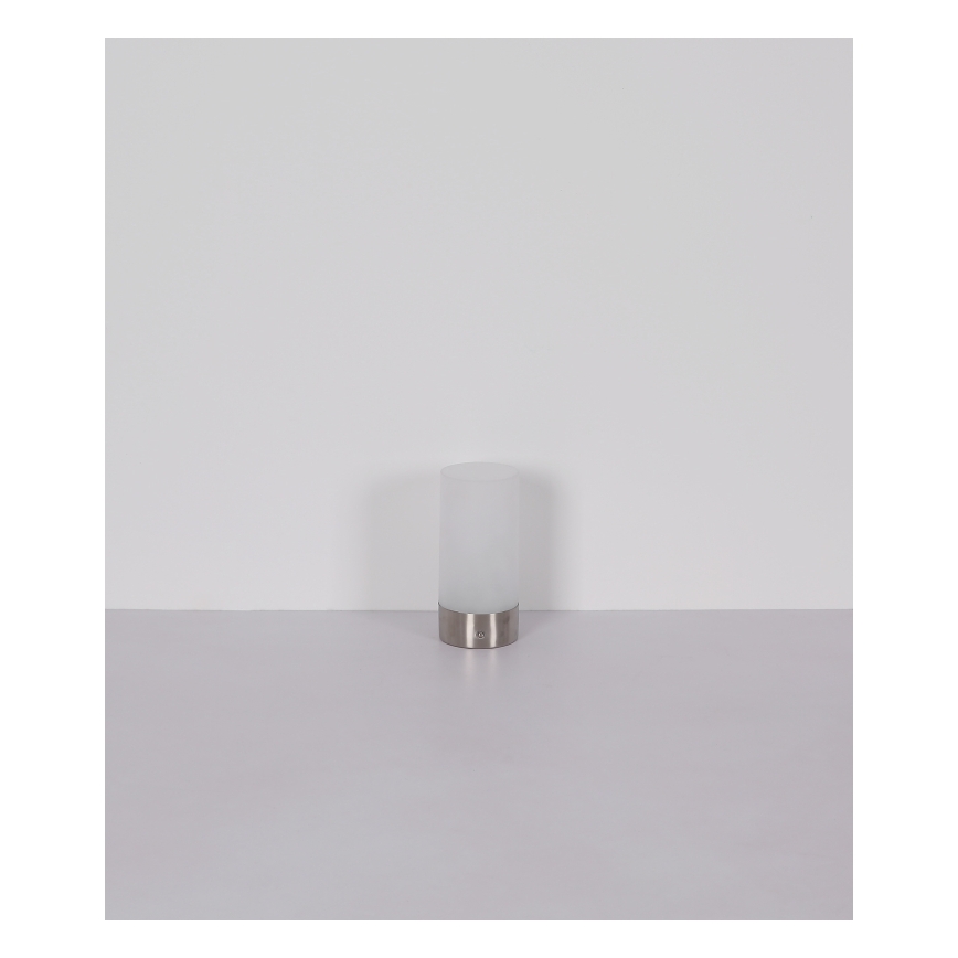 Globo - Lampada da tavolo LED RGBW Dimmerabile touch per esterni LED/1,8W/5V 1500 mAh IP44 cromo opaco