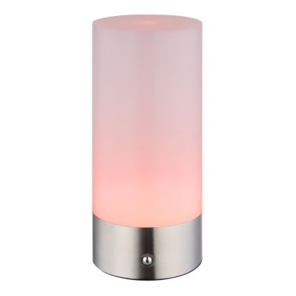 Globo - Lampada da tavolo LED RGBW Dimmerabile touch per esterni LED/1,8W/5V 1500 mAh IP44 cromo opaco