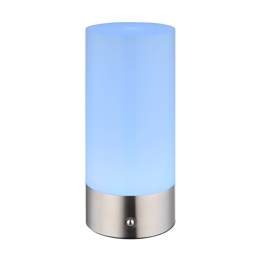 Globo - Lampada da tavolo LED RGBW Dimmerabile touch per esterni LED/1,8W/5V 1500 mAh IP44 cromo opaco