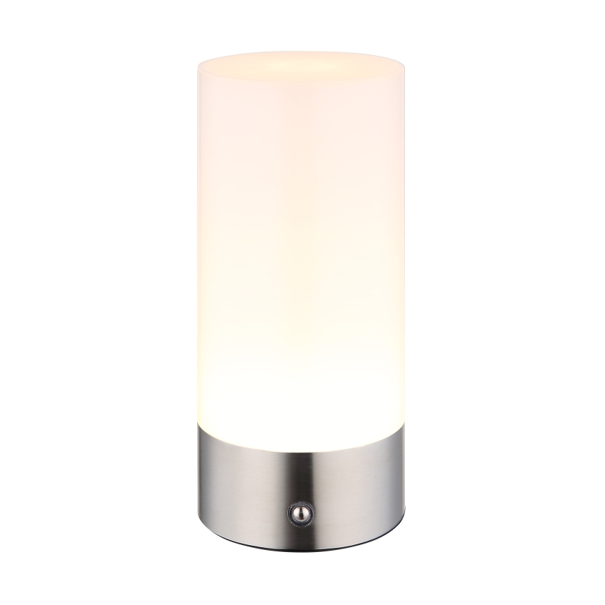 Globo - Lampada da tavolo LED RGBW Dimmerabile touch per esterni LED/1,8W/5V 1500 mAh IP44 cromo opaco
