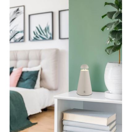 Globo - Lampada da tavolo ricaricabile a LED dimmerabile con controllo touch LED/1,2W/5V 1200 mAh 2700/4500/6000K