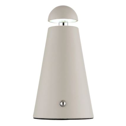 Globo - Lampada da tavolo ricaricabile a LED dimmerabile con controllo a sfioramento, LED/1,2W/5V 1200 mAh