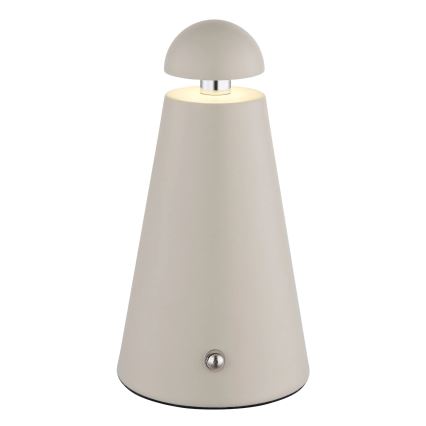 Globo - Lampada da tavolo ricaricabile a LED dimmerabile con controllo a sfioramento, LED/1,2W/5V 1200 mAh