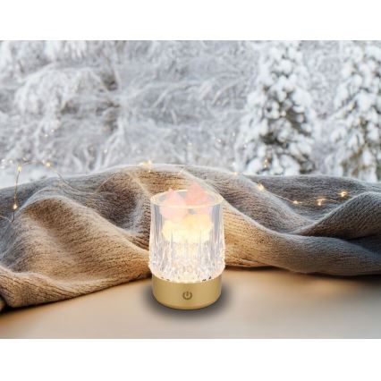 Globo - Lampada da tavolo LED dimmerabile con funzione Touch LED/1W/5V 3000K 1200 mAh oro