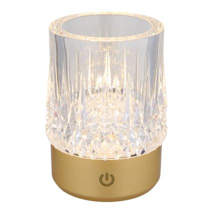Globo - Lampada da tavolo LED dimmerabile con funzione Touch LED/1W/5V 3000K 1200 mAh oro