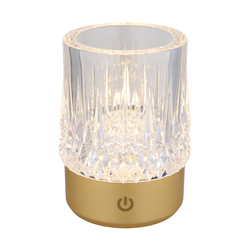 Globo - Lampada da tavolo LED dimmerabile con funzione Touch LED/1W/5V 3000K 1200 mAh oro