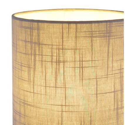 Globo - Lampada da tavolo 1xE27/40W/230V grigia