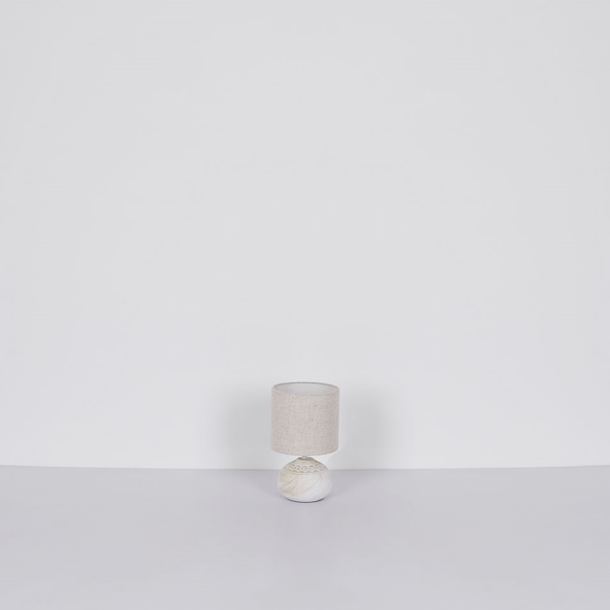 Globo - Lampada da tavolo 1xE14/40W/230V beige/ceramic
