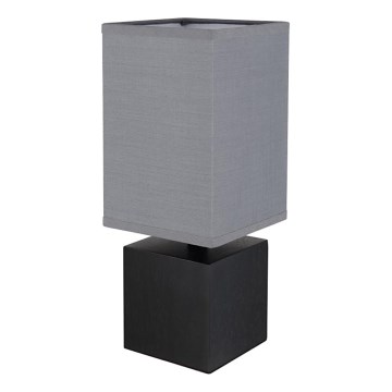 Globo 21628ALU - Lampada da tavolo VALENTINO 1xE27/7W/230V nero/antracite