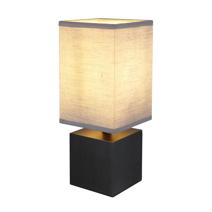 Globo 21628ALU - Lampada da tavolo VALENTINO 1xE27/7W/230V nero/antracite