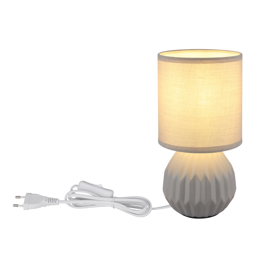 Globo - Lampada da tavolo 1xE14/40W/230V grigio