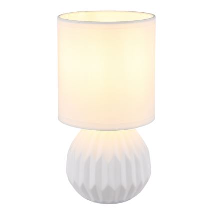 Globo - Lampada da tavolo 1xE14/40W/230V bianco