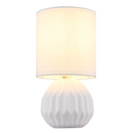 Globo - Lampada da tavolo 1xE14/40W/230V bianco