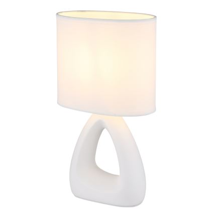 Globo - Lampada da tavolo 1xE14/40W/230V bianco