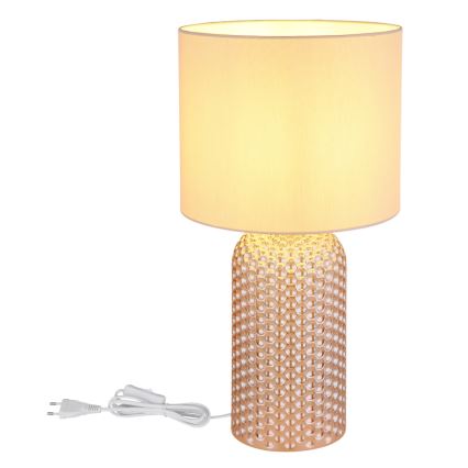 Globo - Lampada da tavolo 1xE27/60W/230V beige