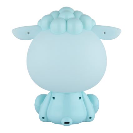 Globo - Lampada da notte ricaricabile dimmerabile per bambini LED/1W/5V 500 mAh blu