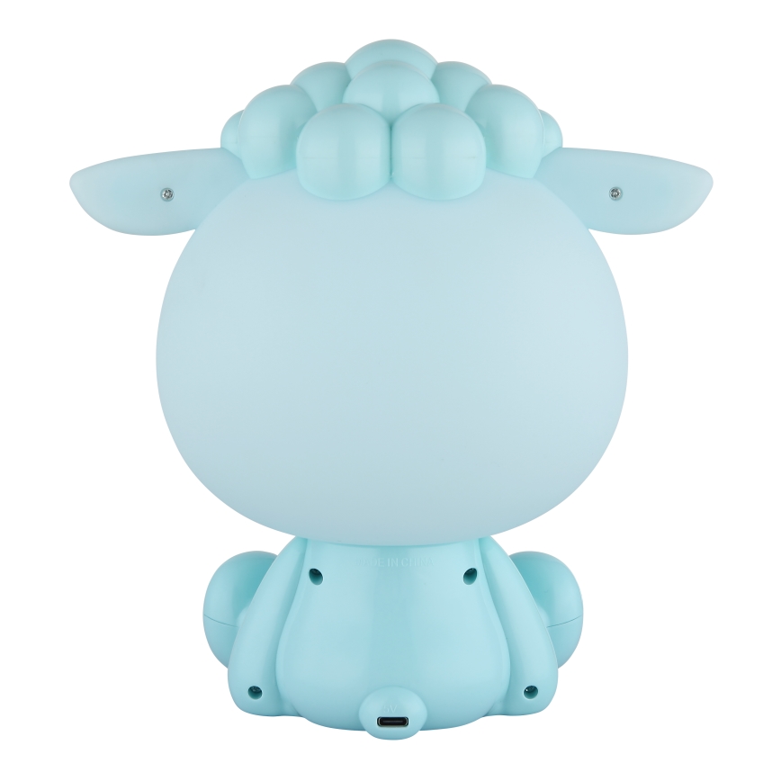 Globo - Lampada da notte ricaricabile dimmerabile per bambini LED/1W/5V 500 mAh blu