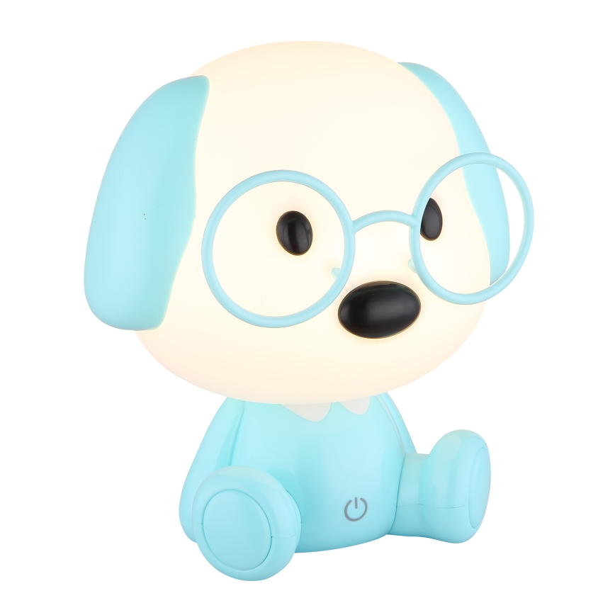 Globo - LED Dimmerabile ricaricabile per bambini notte piccola lampada LED/1W/5V 500 mAh blu