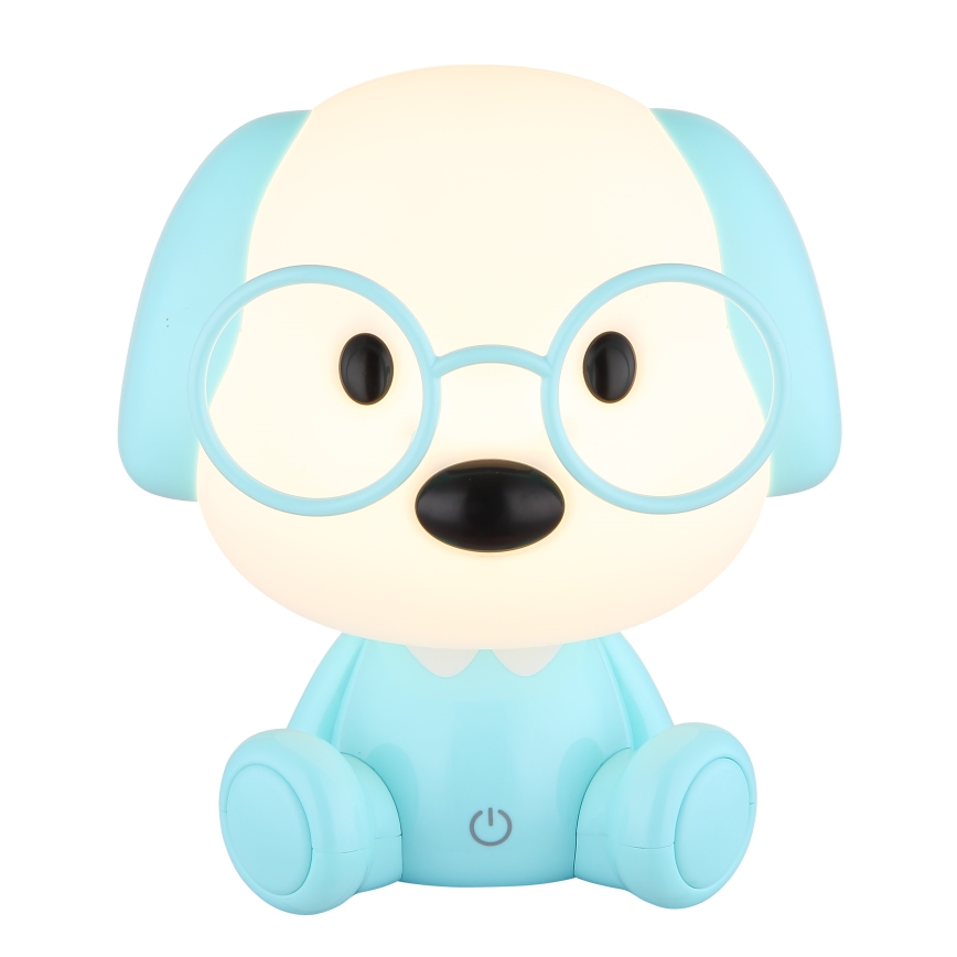 Globo - LED Dimmerabile ricaricabile per bambini notte piccola lampada LED/1W/5V 500 mAh blu