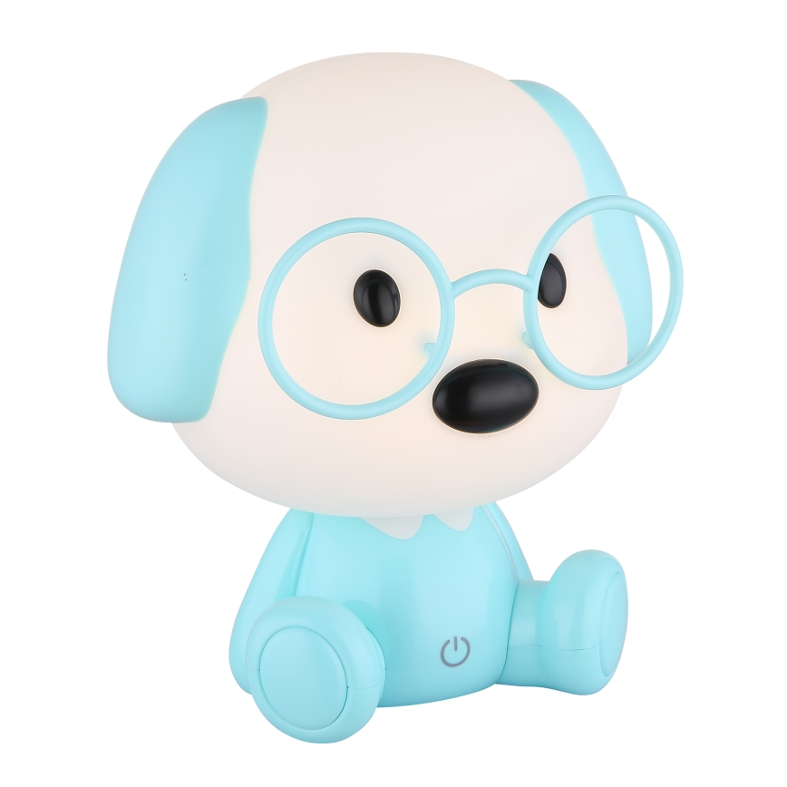 Globo - LED Dimmerabile ricaricabile per bambini notte piccola lampada LED/1W/5V 500 mAh blu
