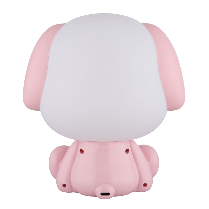 Globo - Lampada da notte ricaricabile dimmerabile per bambini LED/1W/5V 500 mAh rosa