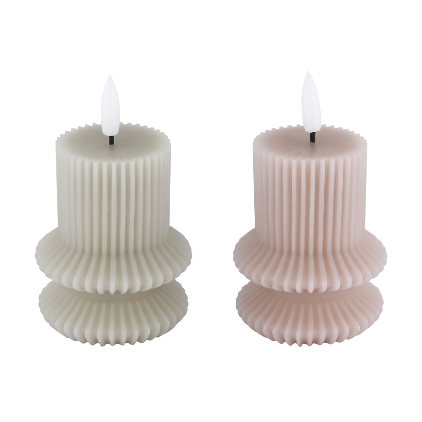 Globo - SET 2x LED Candele LED/0,06W/3V 1xCR2032 210 mAh