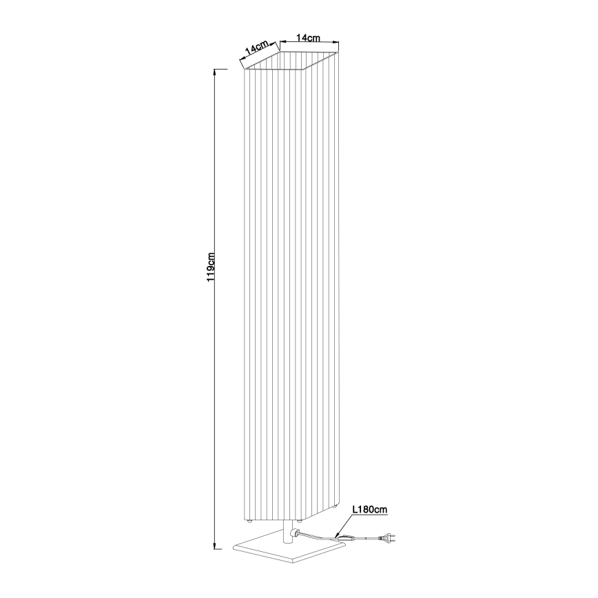 Globo - Lampada da terra 2xE27/40W/230V