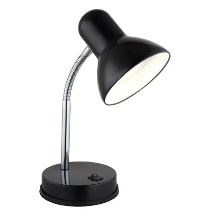 Globo - Lampada da tavolo 1xE27/40W/230V nera