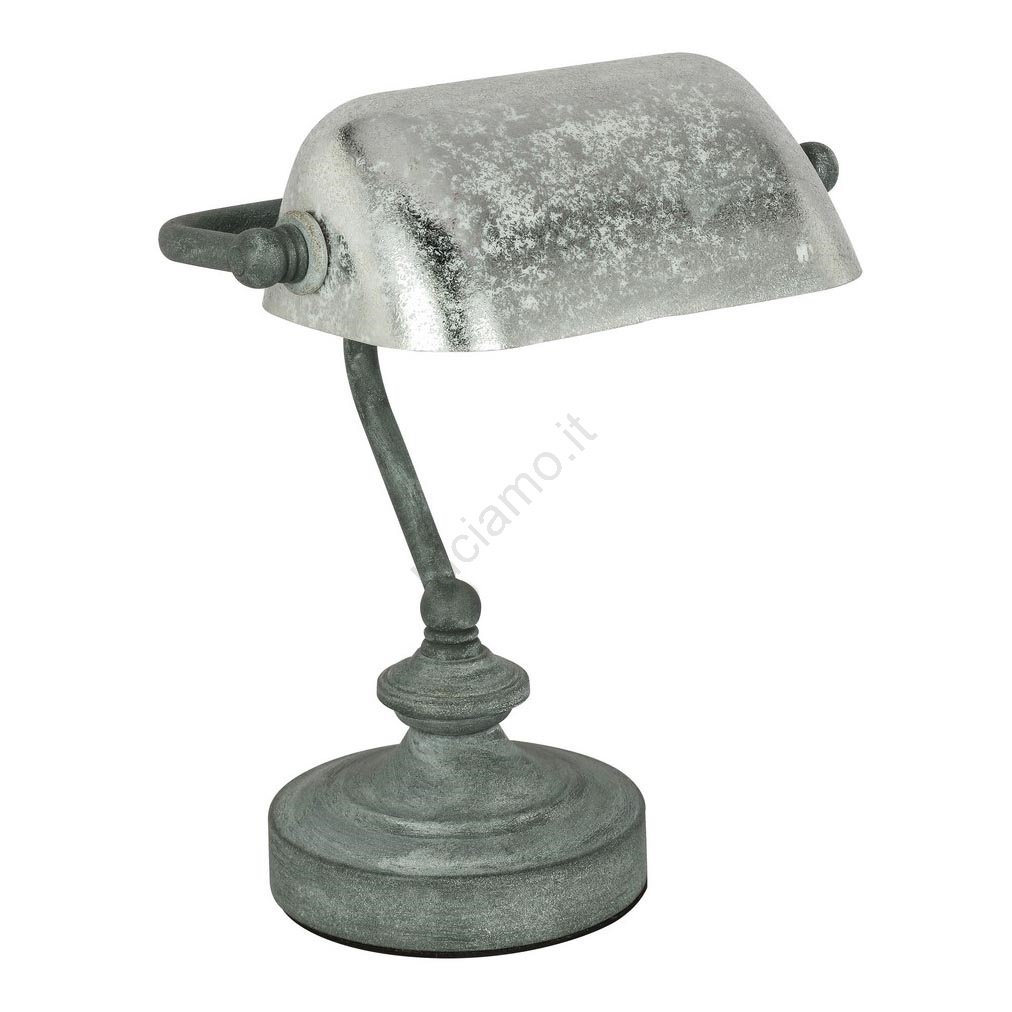 Lampada Da Tavolo Vintage Galen Con Parabola Regolabile 360° – Design Futuristico Alluminio Nero - 5