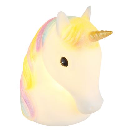 Globo - Lampada da notte LED per bambini LED/1W/230/4,5V 3xAA unicorno